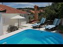 Ferienhaus Andre - swimming pool H(6+2) Nerezisca - Insel Brac  - Kroatien - Haus