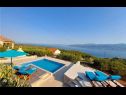 Ferienhaus Ita - with pool and view: H(4+1) Postira - Insel Brac  - Kroatien - Meerblick
