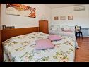 Ferienwohnungen Jasna - cosy apartment in a peaceful area: A1(2), A2(4) Selca - Insel Brac  - Ferienwohnung - A2(4): Schlafzimmer