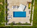 Ferienhaus Villa Gold - private pool & grill: H(12+4) Splitska - Insel Brac  - Kroatien - Pool