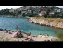 Ferienwohnungen Goran - sea view : A1(4+1) Okrug Donji - Insel Ciovo  - Strand