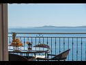 Ferienwohnungen Daniela - terrace with amazing sea view A1(6) Okrug Gornji - Insel Ciovo  - Ferienwohnung - A1(6): Terasse
