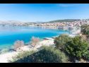 Ferienwohnungen Duga - beachfront & seaview : A1(4+1), A2(4+1) Okrug Gornji - Insel Ciovo  - Ferienwohnung - A2(4+1): Aussicht vom Terasse