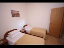 Ferienwohnungen und Zimmer Nikola 1 - free parking: SA1(2+2), A5(3+1), A6(4+1), A8(4+1), R4(2), R7(2) Mlini - Riviera Dubrovnik  - Ferienwohnung - A6(4+1): Schlafzimmer