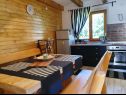 Ferienhaus Laura - wooden house: H(4+2) Dreznica - Kontinental Kroatien - Kroatien - H(4+2): Küche und Speisezimmer