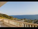 Ferienwohnungen Marko - amazing sea view: A1(2+2), A2(2+3), A4(2+2), A5(2+3), A6(4+2), A7(2+2), A8(2+1) Brela - Riviera Makarska  - Ferienwohnung - A1(2+2): Balkon