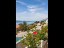 Ferienwohnungen Ante - seaview A1(5), SA2(3), SA3(2+1) Brela - Riviera Makarska  - Ferienwohnung - A1(5): Aussicht
