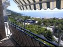 Ferienwohnungen Ante - seaview A1(5), SA2(3), SA3(2+1) Brela - Riviera Makarska  - Studio-Ferienwohnung - SA2(3): Aussicht