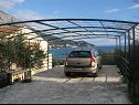 Ferienwohnungen Bianca - very nice sea view: A1 Blanka(2+2) Igrane - Riviera Makarska  - Parkplatz (Objekt und Umgebung)