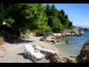 Ferienwohnungen Branka - at the beach: A1(4), SA2(2) Stanici - Riviera Omis  - Strand