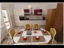 Ferienwohnungen Ivan - modern: A1(6+2) Kastel Luksic - Riviera Split  - Ferienwohnung - A1(6+2): Küche und Speisezimmer