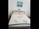 Ferienwohnungen Natad - sea view : A1(4) Vinisce - Riviera Trogir  - Ferienwohnung - A1(4): Schlafzimmer