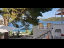 Ferienwohnungen Natad - sea view : A1(4) Vinisce - Riviera Trogir  - Terasse