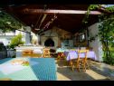 Ferienwohnungen Secret Garden A2(2+2), A4(2+2) Razanac - Riviera Zadar  - Sommerküche