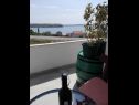 Ferienwohnungen Markas - pet friendly: A1 Bella vista 1 (4+1), A2 - Bella vista 2 (2+2) Rtina - Riviera Zadar  - Aussicht (Objekt und Umgebung)