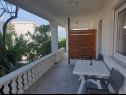 Ferienwohnungen Rising Sun A1(2+2), A2(2+2), A3(2+2) Vir - Riviera Zadar  - Ferienwohnung - A1(2+2): Balkon