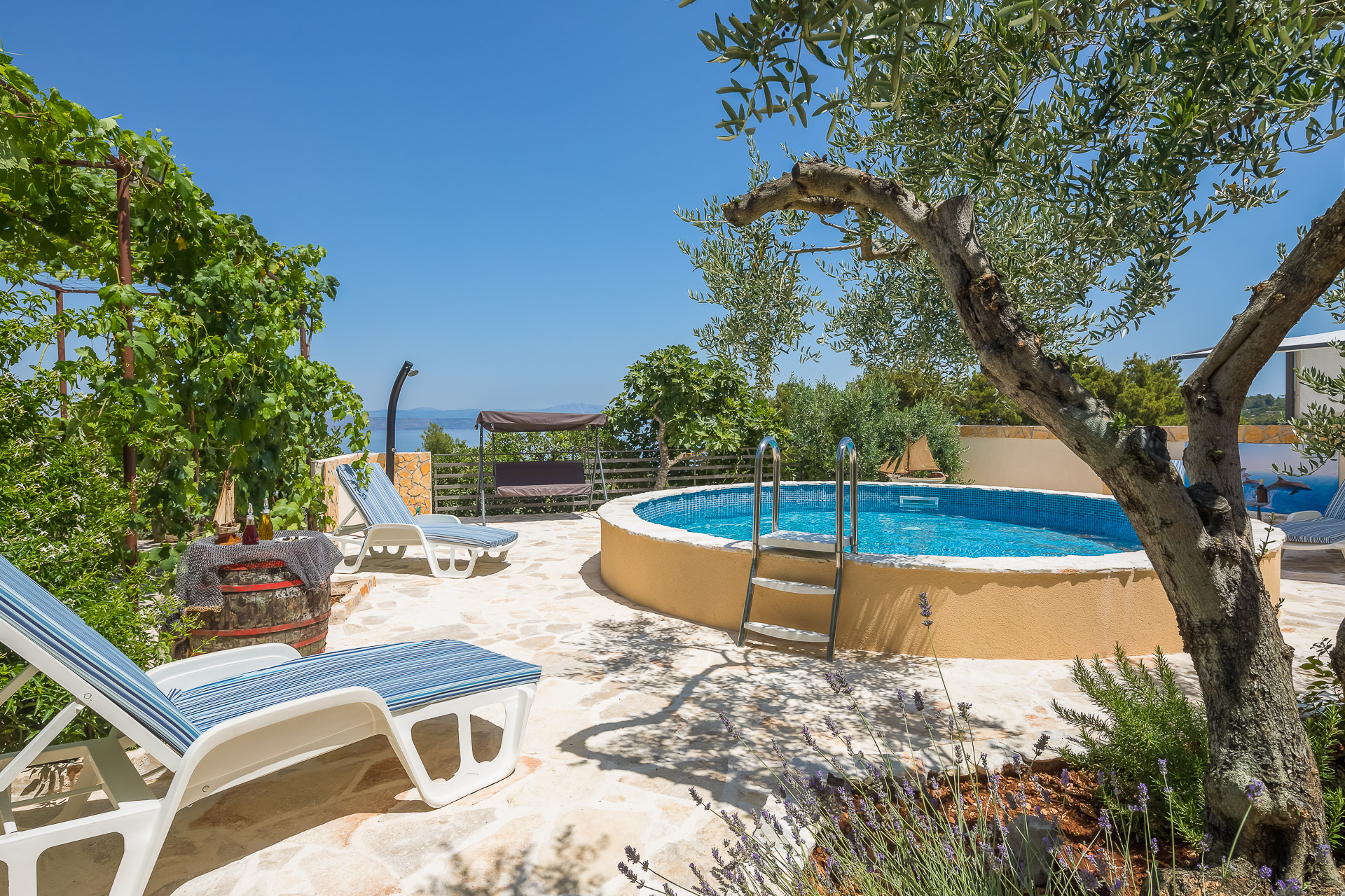 Ferienhaus Villa Ante - with pool: H(6) Rogac - Insel Solta  - Kroatien