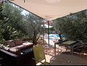 Ferienwohnungen Olive Garden - swimming pool: A1(4), A2(4), A3(4), SA4(2), SA5(2) Biograd - Riviera Biograd  - Gemeinschaftsterasse