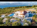Ferienhaus Margita - luxury with private pool: H(6) Splitska - Insel Brac  - Kroatien - Haus