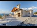 Ferienhaus Margita - luxury with private pool: H(6) Splitska - Insel Brac  - Kroatien - Kamin