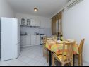 Ferienwohnungen Silvana - economy apartments : A1(4), A3(2+1), A2(2) Supetar - Insel Brac  - Ferienwohnung - A1(4): Küche und Speisezimmer
