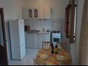 Ferienwohnungen Silvana - economy apartments : A1(4), A3(2+1), A2(2) Supetar - Insel Brac  - Ferienwohnung - A1(4): Küche und Speisezimmer