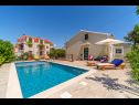 Ferienhaus Maria - private pool & parking: H(4+1) Supetar - Insel Brac  - Kroatien - Pool
