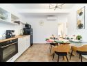 Ferienhaus Maria - private pool & parking: H(4+1) Supetar - Insel Brac  - Kroatien - H(4+1): Küche und Speisezimmer