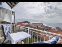 Ferienwohnungen Anja - beautiful panoramic view: A1(2) Dubrovnik - Riviera Dubrovnik  - Ferienwohnung - A1(2): Balkon