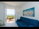 Ferienwohnungen und Zimmer Villa Bouganvillea - sea view & garden: A1 Deluxe (2+1), A2 Superior (2+1), A3 Comfort (2+1), A4 Premium (2+1), R1 Deluxe (2), R2 Comfort (2) Mlini - Riviera Dubrovnik  - Ferienwohnung - A1 Deluxe (2+1): Tagesaufenthaltsraum