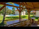  Blue house - outdoor pool: H(8+2) Plaski - Kontinental Kroatien - Kroatien - Terasse