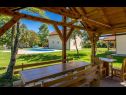  Green house - outdoor pool & BBQ: H(6+2) Plaski - Kontinental Kroatien - Kroatien - Gartenterasse
