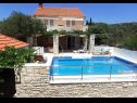Ferienhaus Gradina 1 - private pool: H(10+2) Bucht Gradina (Vela Luka) - Insel Korcula  - Kroatien - H(10+2): Haus