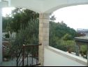 Ferienwohnungen Marija - olive garden: A1(2+1) Omisalj - Insel Krk  - Ferienwohnung - A1(2+1): überdachte Terasse