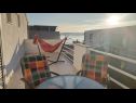Ferienwohnungen Mirjana: sea view & balcony: A1 MN (2+1), A2 JN (2+1) Baska Voda - Riviera Makarska  - Ferienwohnung - A2 JN (2+1): Balkon