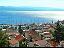 Ferienwohnungen Suzi - beautiful view and cosy: A1 crvena kuhinja(2+2), A2(2+2) Baska Voda - Riviera Makarska  - Ferienwohnung - A1 crvena kuhinja(2+2): Aussicht vom Terasse