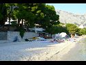 Ferienwohnungen Toni - 150m from pebble beach: A1 veliki (5) Baska Voda - Riviera Makarska  - Strand