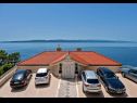 Ferienwohnungen Draga - 10 m from sea: A1(4+2), A2(2+2) Brela - Riviera Makarska  - Parkplatz