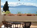 Ferienwohnungen Sea View - cosy & comfortable: A2 Zaborke(4), A4 Somina(2+2) Brist - Riviera Makarska  - Aussicht