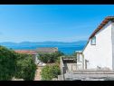 Ferienwohnungen Jure - terrace with amazing sea view: A1 Leona (6+2), A2 Ivano (6+2) Brist - Riviera Makarska  - Aussicht