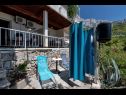Ferienwohnungen Vlatko - affordable & cosy: SA1(4), SA2(2+2), SA3(2+2) Krvavica - Riviera Makarska  - Haus