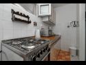 Ferienwohnungen Vlatko - affordable & cosy: SA1(4), SA2(2+2), SA3(2+2) Krvavica - Riviera Makarska  - Studio-Ferienwohnung - SA1(4): Küche