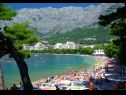 Ferienwohnungen Sunny - quiet and relaxing A1(2+2), A2(2+1) Makarska - Riviera Makarska  - Strand
