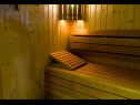 Ferienwohnungen Luxury - heated pool, sauna and gym: A1(2), A2(2), A3(4), A4(2), A5(4), A6(2) Makarska - Riviera Makarska  - Sauna