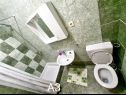 Ferienwohnungen Mir - free parking: SA2(2), SA3(2), A4(2+2), A5(6+1) Zivogosce - Riviera Makarska  - Studio-Ferienwohnung - SA3(2): Badezimmer mit Toilette