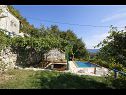 Ferienhaus Mario - with pool: H(6+2) Gata - Riviera Omis  - Kroatien - Pool (Objekt und Umgebung)