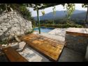 Ferienhaus Mario - with pool: H(6+2) Gata - Riviera Omis  - Kroatien - H(6+2): Terasse