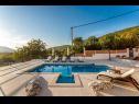 Ferienhaus Jurica-with heated pool: H(8) Nova Sela - Riviera Omis  - Kroatien - Pool