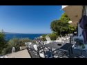 Ferienwohnungen Đuro - panoramic sea view: A3(3+1), A5(5) Stanici - Riviera Omis  - Ferienwohnung - A3(3+1): 