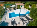Ferienhaus Edi - with pool: H(6) Novalja - Insel Pag  - Kroatien - Pool